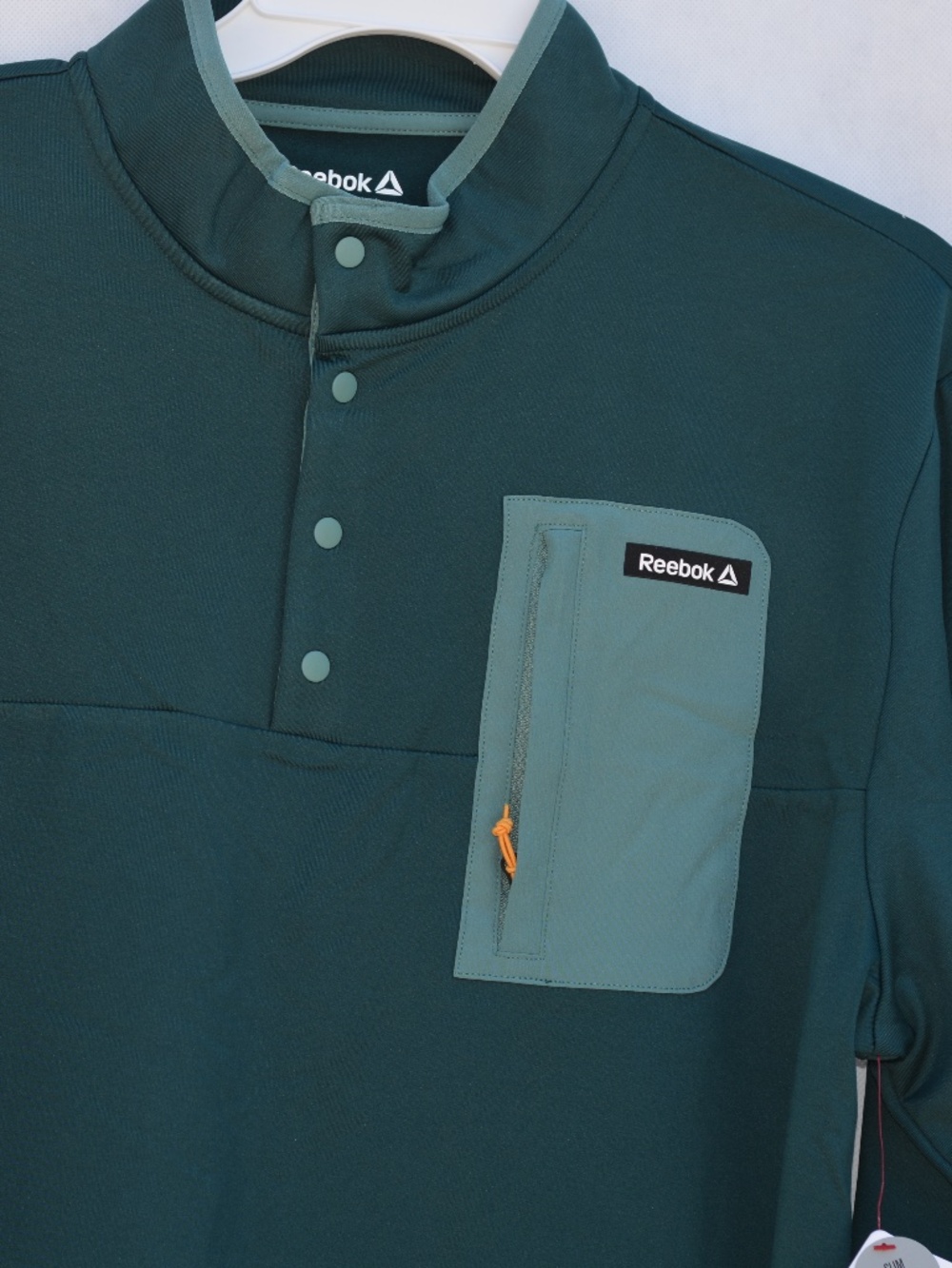 Reebok Green MensLong Sleeve Shirt SZ XL-NWT